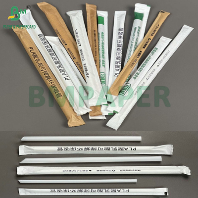 Snijden Kleine afmetingen 30mm 32mm 24gsm 28gsm Bruin Kraftverpakkingspapier voor stroopverpakking