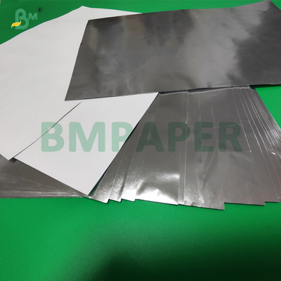 68 gsm 70 gsm Zilveren gemetalliseerd natte sterkte papier voor bier nek label 700 mm