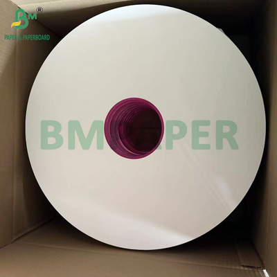 24 gsm 28 gsm Plain White Wrapper Paper voor drinkstroken 44 mm 53 mm Food Grade