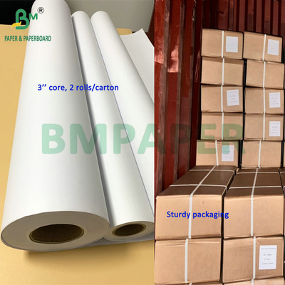 32 lb 35 lb Helderheid Wide Format CAD Bond Roll 24' 36' x 100'
