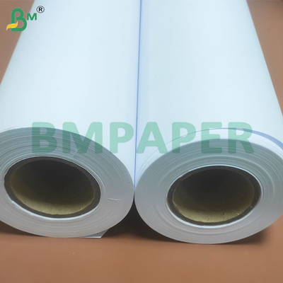 80 GSM Hoge nauwkeurigheid Anti Curl CAD Plotter Paper Rolls 614mm Breedte