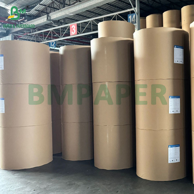MG Ongebleekt Natuurlijk Bruin Geribd Kraftpapier 50 gm Rollen 800 mm Breed Kern 76 mm