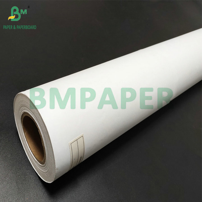 24' breedte 80gm CAD Plotter Paper ongekleurde Bond Paper Roll 2' 3' kern
