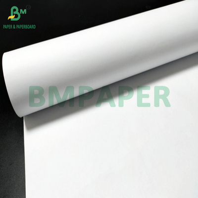 24' breedte 80gm CAD Plotter Paper ongekleurde Bond Paper Roll 2' 3' kern