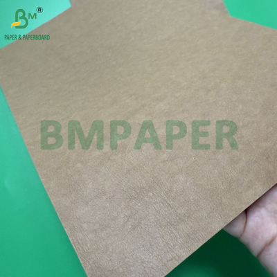 0.55mm 0.60mm Donkerbruin Gewassen Kraftpapier Rollen Voor Jeans Label 150cm X 100m