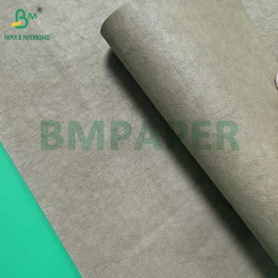 0.55mm 0.60mm Donkerbruin Gewassen Kraftpapier Rollen Voor Jeans Label 150cm X 100m