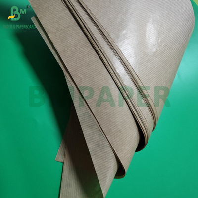 50 g geribd bruin kraftverpakkingspapier voor koffiebonenzakken 750 mm 1 zijde glanzend