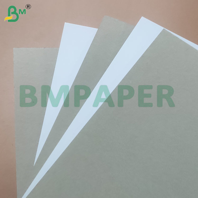 300 gm Recycled Pulp 700*1000 mm Gecoate witgrijze achterbladpapier