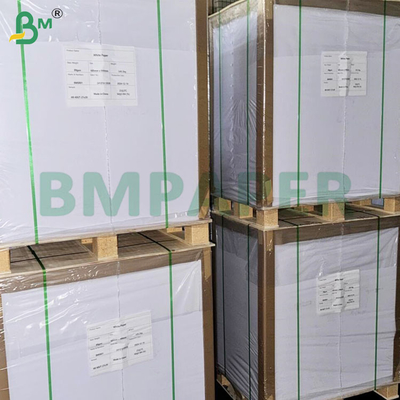 300 gm Recycled Pulp 700*1000 mm Gecoate witgrijze achterbladpapier
