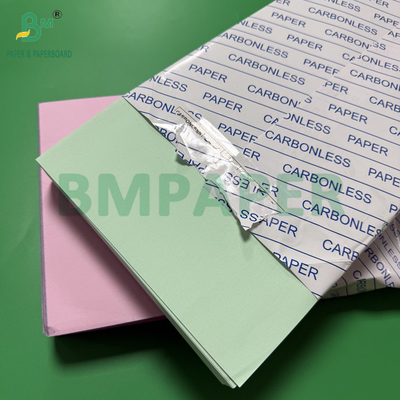 55 - 80 gram koolstofvrij CF-papier voor bonnetjes Lichte roze groene blauwe gele bladen