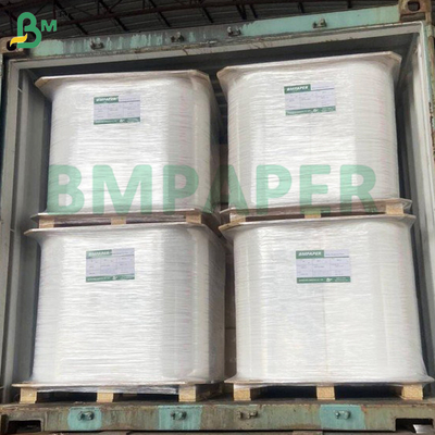 Voedingsmiddelwit tandpoetsenverpakkingspapierrol 24 - 28GSM 26,5-32mm Breedte maagdelijke pulp biologisch afbreekbare kraft