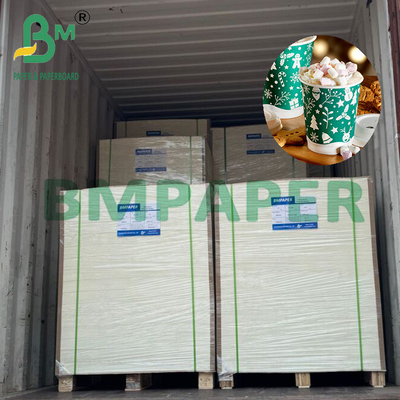 230 gm 15 g PE gerecycleerbare goede stijfheid Cup Stock karton voor warm drankje