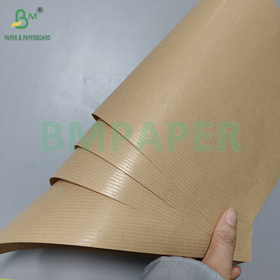 60 gm Food Grade One Side Glanzend Bruin gestreepte Kraftpapierrol