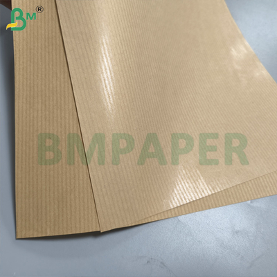 Hoge sterkte 50 gram zuiver MG geribd kraftpapierrol 750 mm