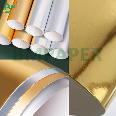 Zilver en goud Glanzende metalen afwerking 250 gm Voor vouwdozen
