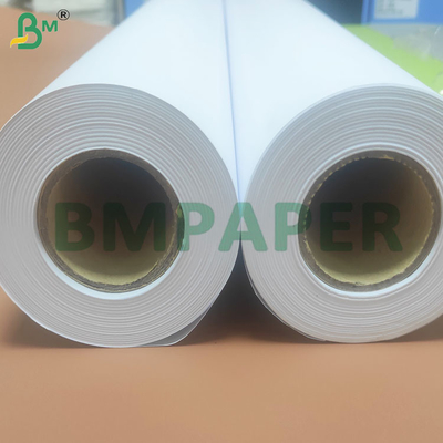 80 gm hoogwitte ongecoate CAD-plotterpapierrolletjes voor het drukken