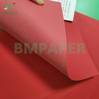 120-400gm Milieubescherming rood kraftverpakkingspapier voor cadeauverpakkingen