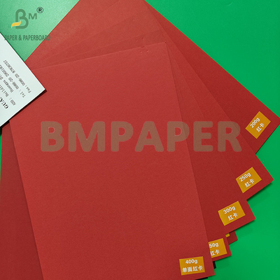 120-400gm Milieubescherming rood kraftverpakkingspapier voor cadeauverpakkingen
