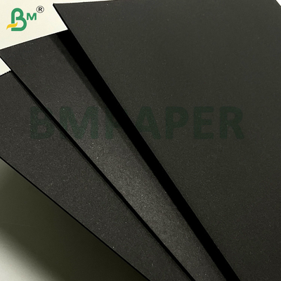 300g 400g Printability Fold Resistance Double Sided Black Cardboard For Hardcover Book Covers Business Cards