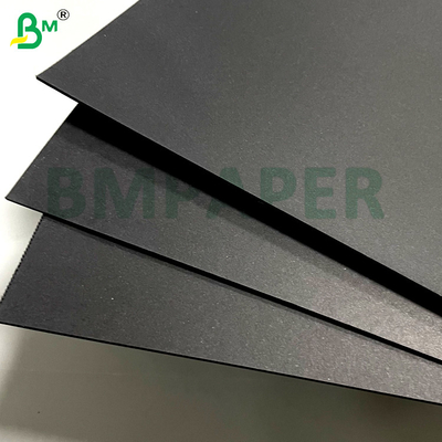 300g 400g Printability Fold Resistance Double Sided Black Cardboard For Hardcover Book Covers Business Cards