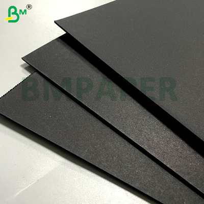 300g 400g Printability Fold Resistance Double Sided Black Cardboard For Hardcover Book Covers Business Cards