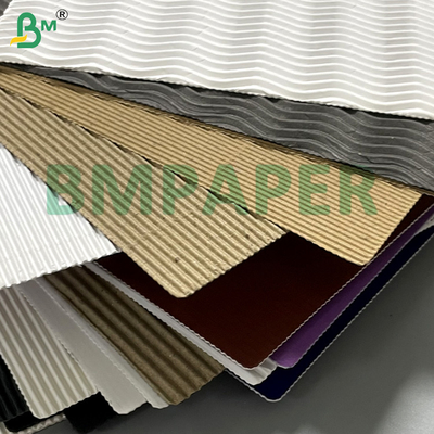 1 mm gegolfde structuur kleur anti-deformatie gegolfde papier voor ambachten & doe-het-zelf logistiek & scheepvaart