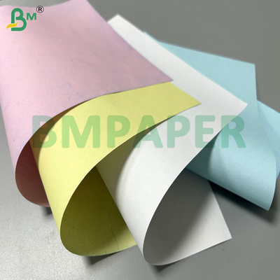60 gm 70 gm 80 gm 8,5 "x 14" Wit Roze Carbonloos Papier Voor Leveringsbewijs