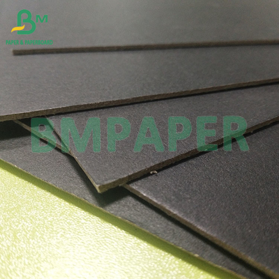 1.1mm 1.5mm 2.0mm One Side Black Grey Board For Photo Frame Back Folder Board