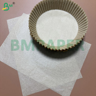 40 g/m² Airfryer Oven Papier Dubbelzijdig Siliconen Bruin Kraft Aangepaste Vellen / Rollen
