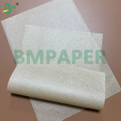 40 g/m² Airfryer Oven Papier Dubbelzijdig Siliconen Bruin Kraft Aangepaste Vellen / Rollen