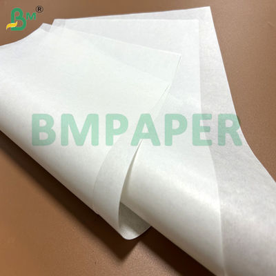 40 gm 45 gm Wit maagdelijk gewassen kraftverpakkingspapier voor sandwichverpakkingen 18x18