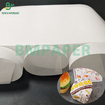 40 gm vetvrij wit Pelleaglio papier Kit5 Kit7 Voor hamburgerverpakkingen