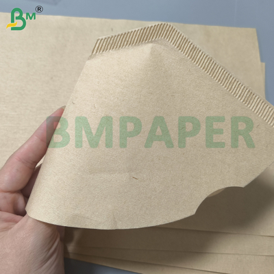 Natuurlijk ongebleekt papier 100 g 120 g poreus gekreefd voor koffiepapierfilters