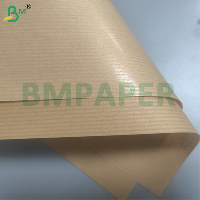40g - 80gsm Ongebleekt Natuurlijk MG Geribbeld Kraftpapier Voor Cadeauverpakking