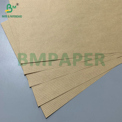 Hoge stijfheid 50 gms 60 gms Bruin gestreepte kraftpapier voor bloemenverpakking