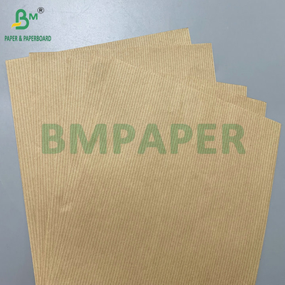 Hoge stijfheid 50 gms 60 gms Bruin gestreepte kraftpapier voor bloemenverpakking