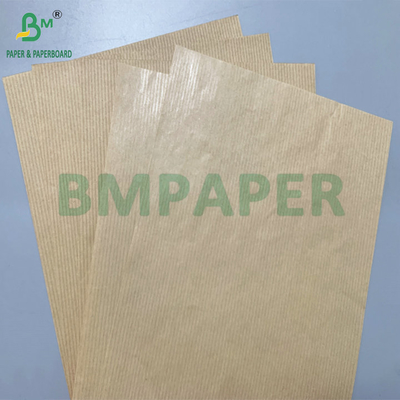 Hoge stijfheid 50 gms 60 gms Bruin gestreepte kraftpapier voor bloemenverpakking
