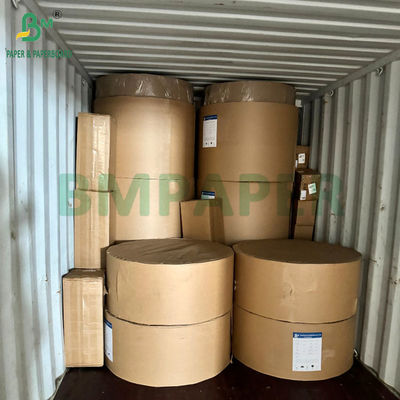 90cm 100cm Reel 55gram 70gram Coating Thermal Paper For Making Tickets