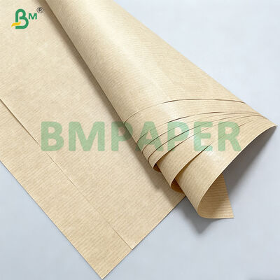 50 gsm 60 gsm High Folding Resistance Machine Glazed Stripped Kraft Paper Rolls voor het inpakken