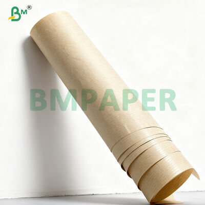 50 gsm 60 gsm High Folding Resistance Machine Glazed Stripped Kraft Paper Rolls voor het inpakken