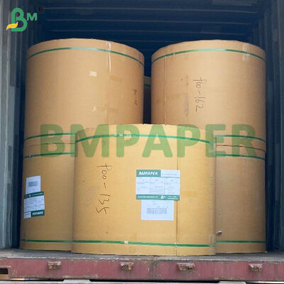 Waxcoated Gloss Mango Growing Bag Papier Zwart Achtergrond Materiaal 56gm