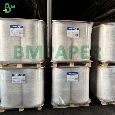 Gespleten rollen wit kraftpapier voor stroverpakking 24 g/m² 35 mm rol