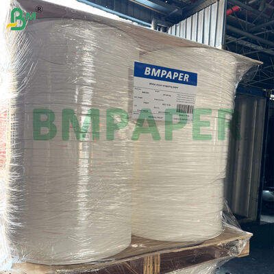 Gespleten rollen wit kraftpapier voor stroverpakking 24 g/m² 35 mm rol