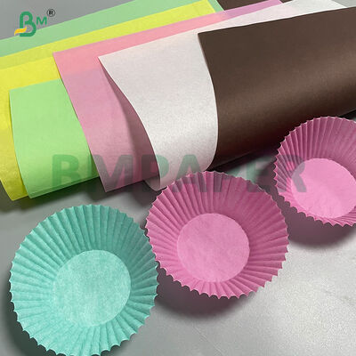40g 50g White Coffee Pink Greaseproof Baking Parchment Cupcake Liner Paper