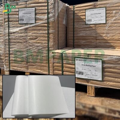 35gsm 38gsm MG Gebleekt Kraftpapier Machine Glanzend Enkelzijdig Glanzend Papier Vellen 30cm x 60cm