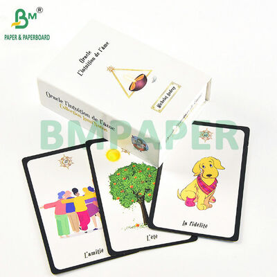 High Opacity 310GSM 320GSM Blue Core Spelkaarten Papier Poker Cardstock