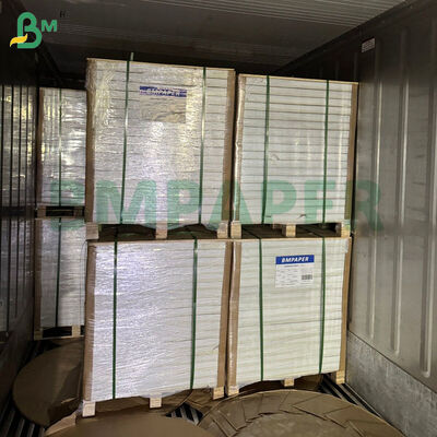 12 x 18 inch 300gm 350gm Gecoat 1 zijde wit hoes papier board voor offset printing