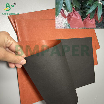 56 gm Waxed Coating Rood Fruit Bagging Paper Voor Fruit Growing 90cm 100cm