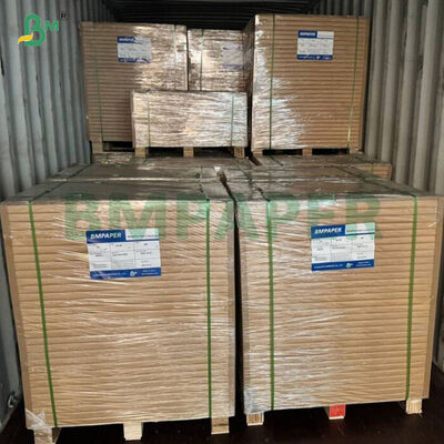 280g Food Grade Ongecoat Bruin Kraft Lunch Board 2S PE