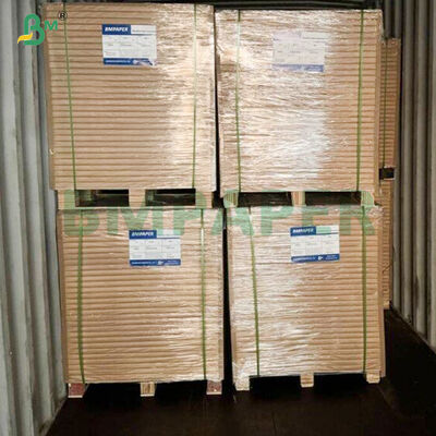 300 gm Dubbelzijdig PE-gecoat vetbestendig bruin kraftpapier